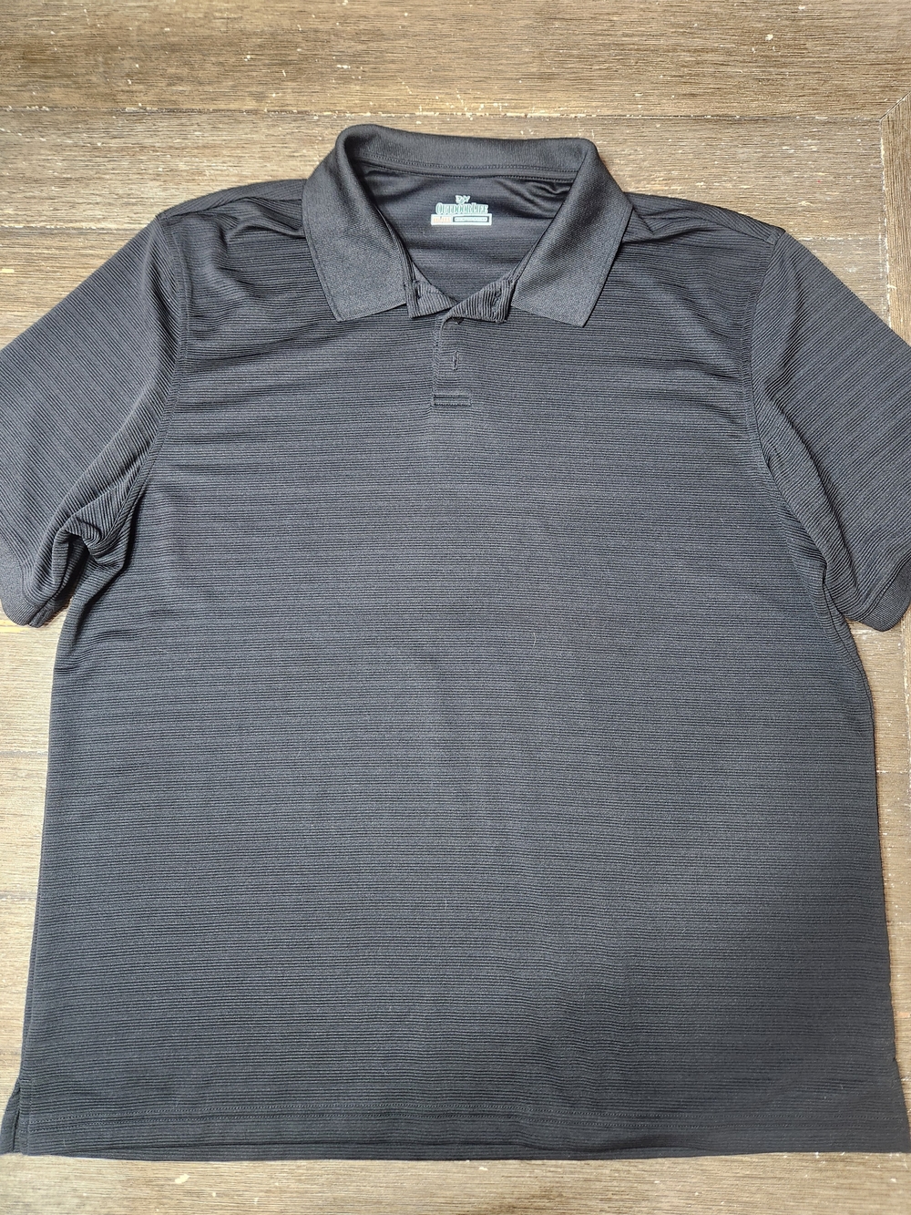 Outdoor Life Black Short-Sleeve Polo Shirt